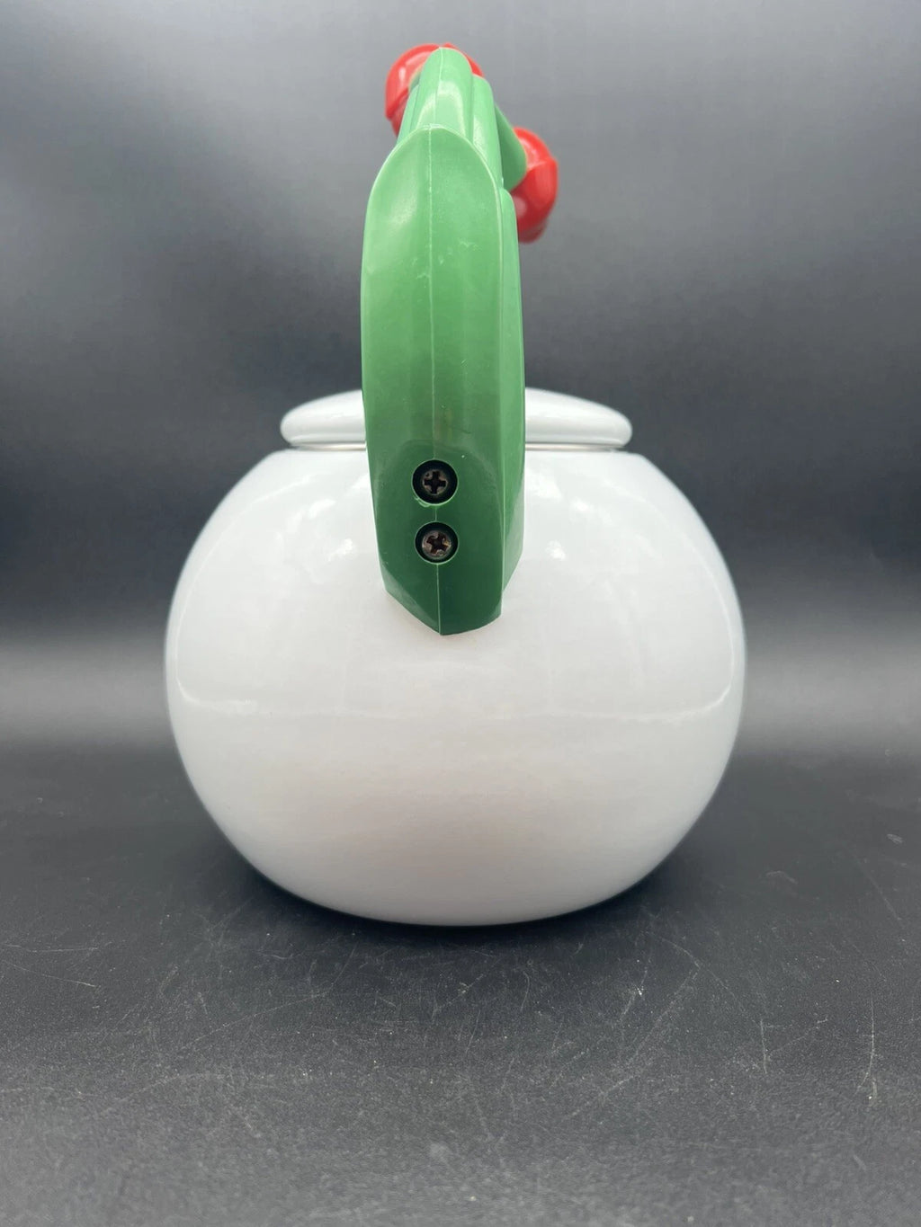 Enamel Metal Teapot Kettle With Tulips Handle And A Humming Bird. | eBay