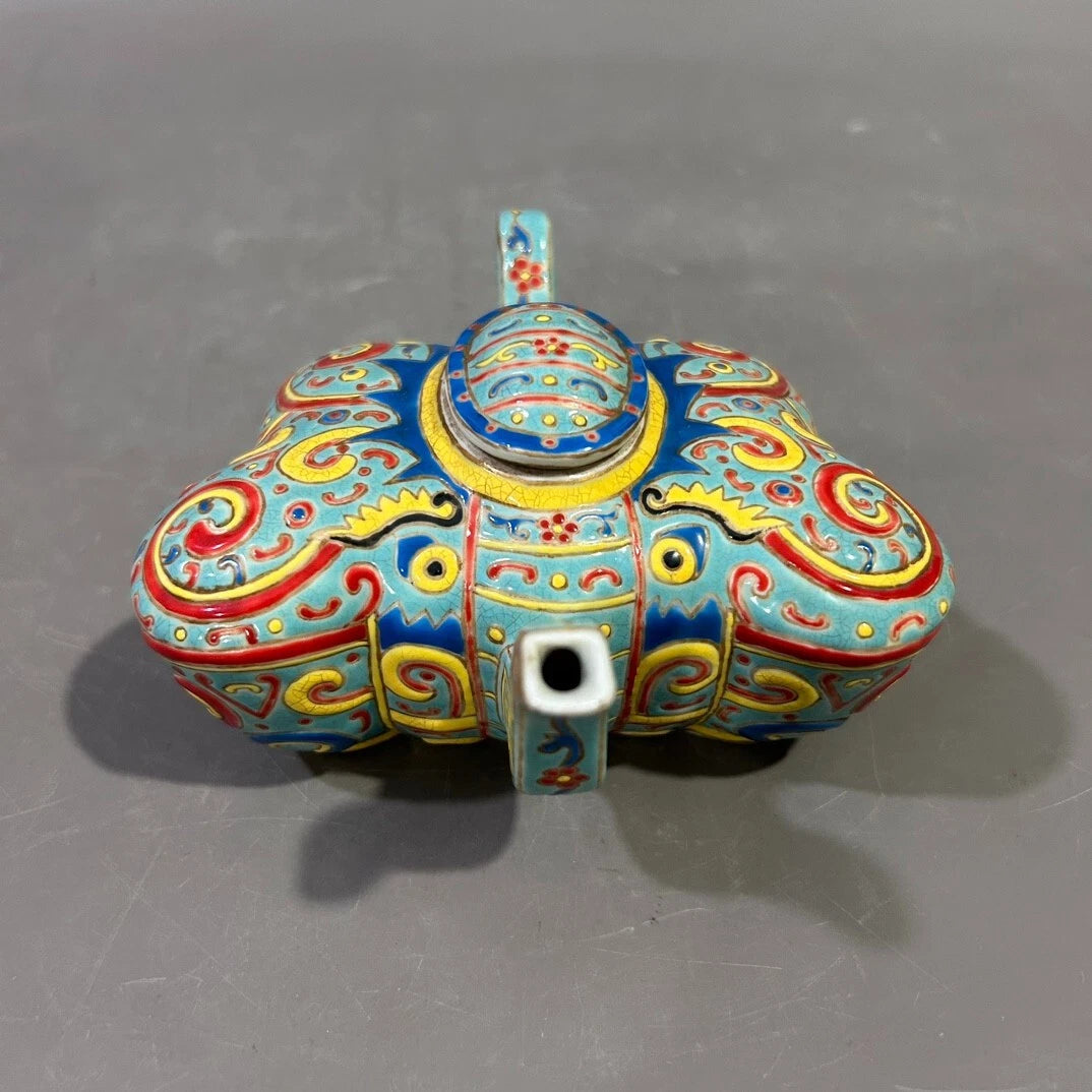 Collectable Art Handmade Painting Colour Enamels Porcelain Teapot | eBay