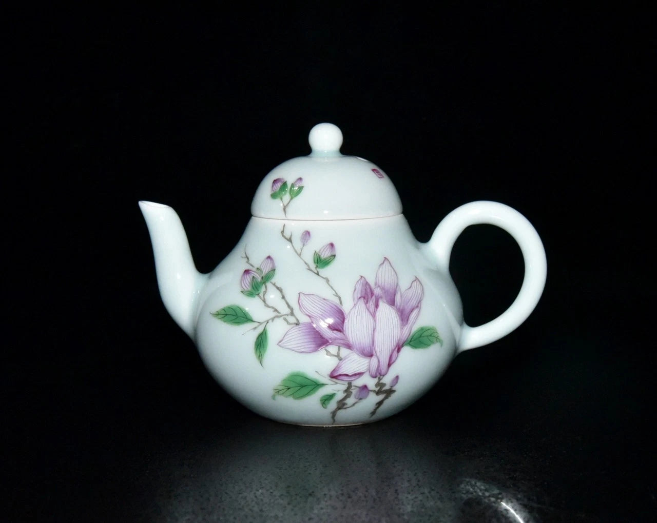 4.7" China Old Antique Qing Yongzheng Mark Porcelain Colour Enamels Teapot | eBay
