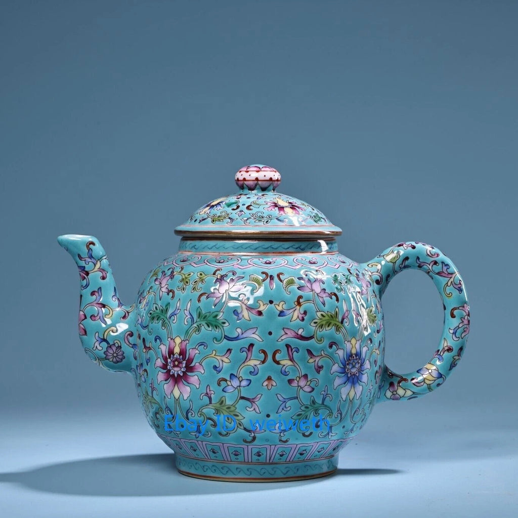 Collection Old Qing Dynasty Hand made Painted Enamel Colored Porcelain Teapot | eBay