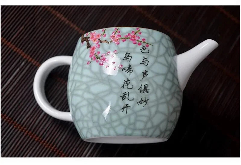 Porcelain Art Bird teapot Authentic Jingdezhen Exquisite Enamel Color Teapot | eBay