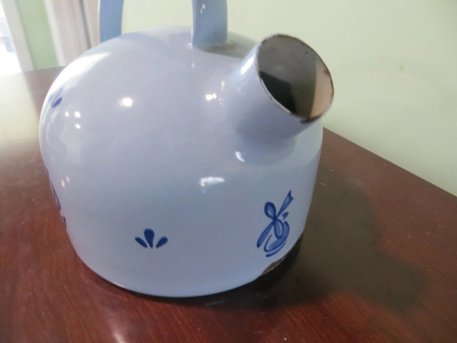 blue porcelain vintage tea pot kettle | eBay