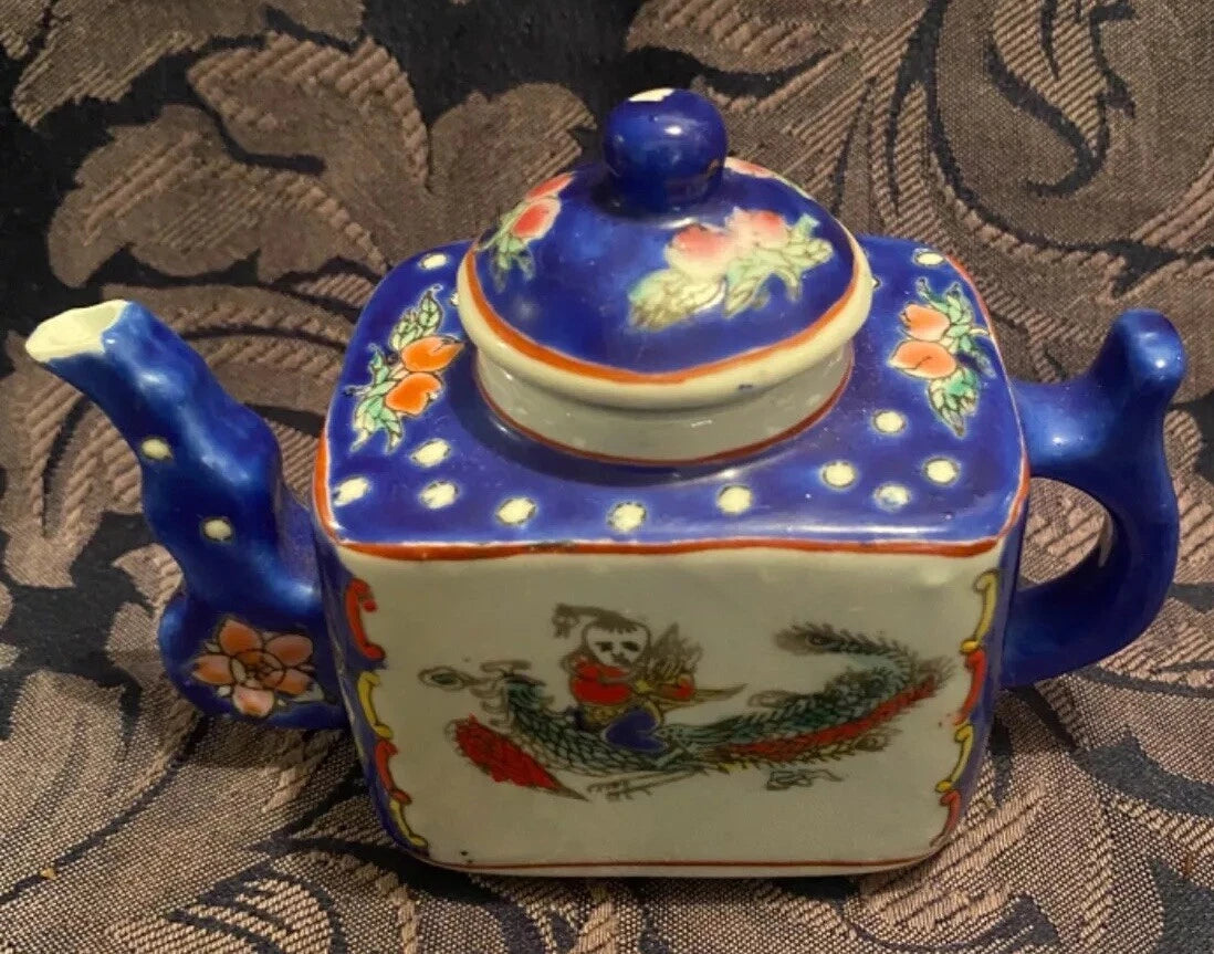 Chinese Antique Enameled porcelain Teapot | eBay