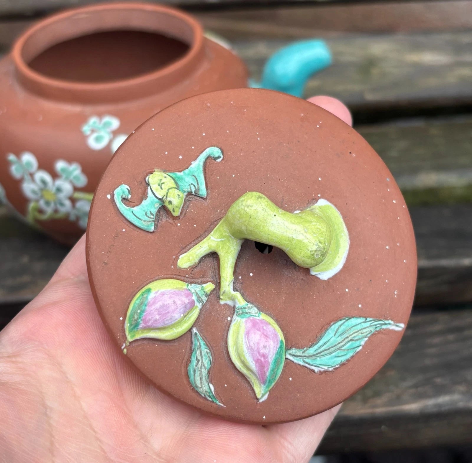 19th Century Chinese Enamelled Yixing Teapot | eBay