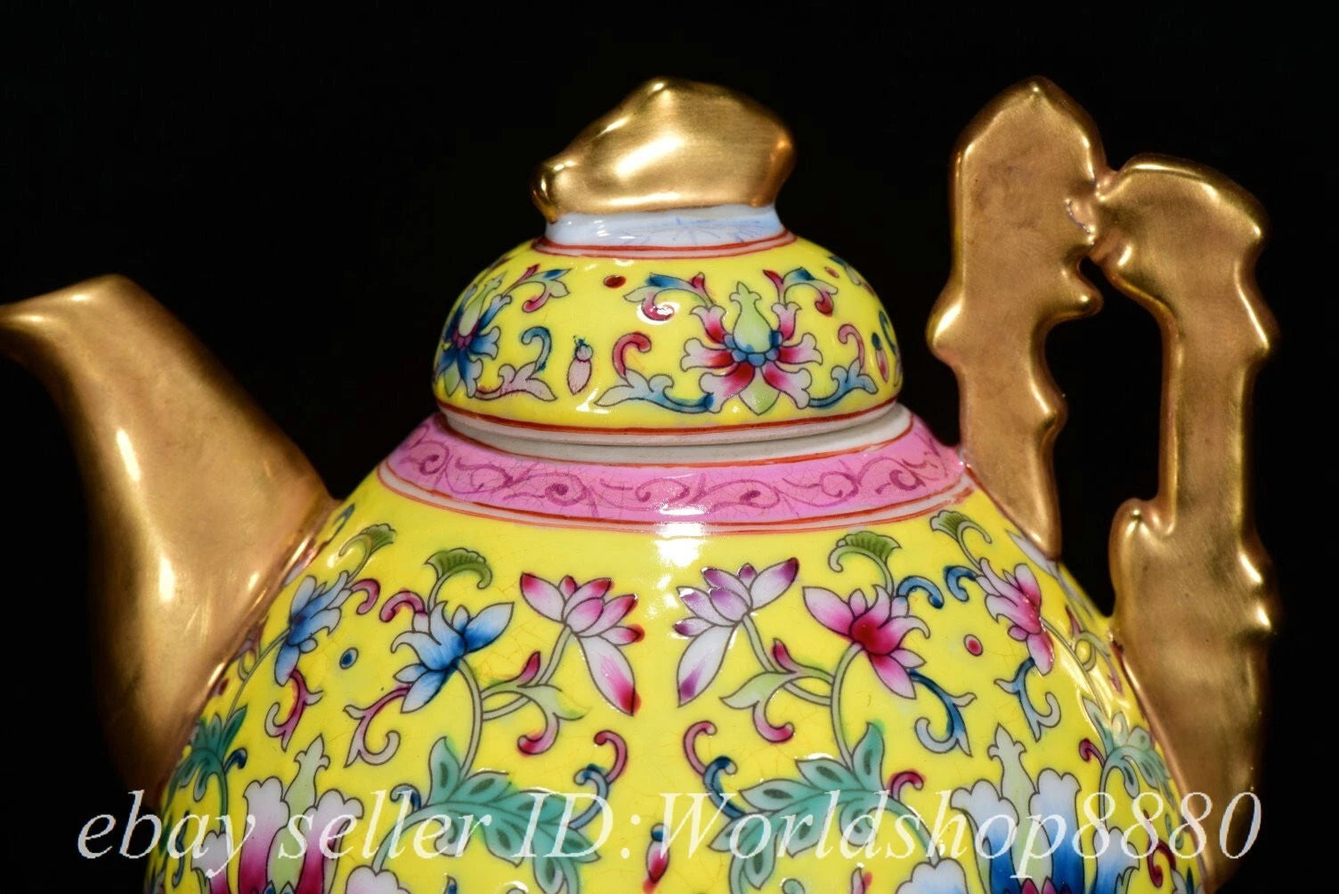8.8" Yongzheng Chinese Colour Enamel Porcelain Teapot Kettle Cup Plate Set | eBay