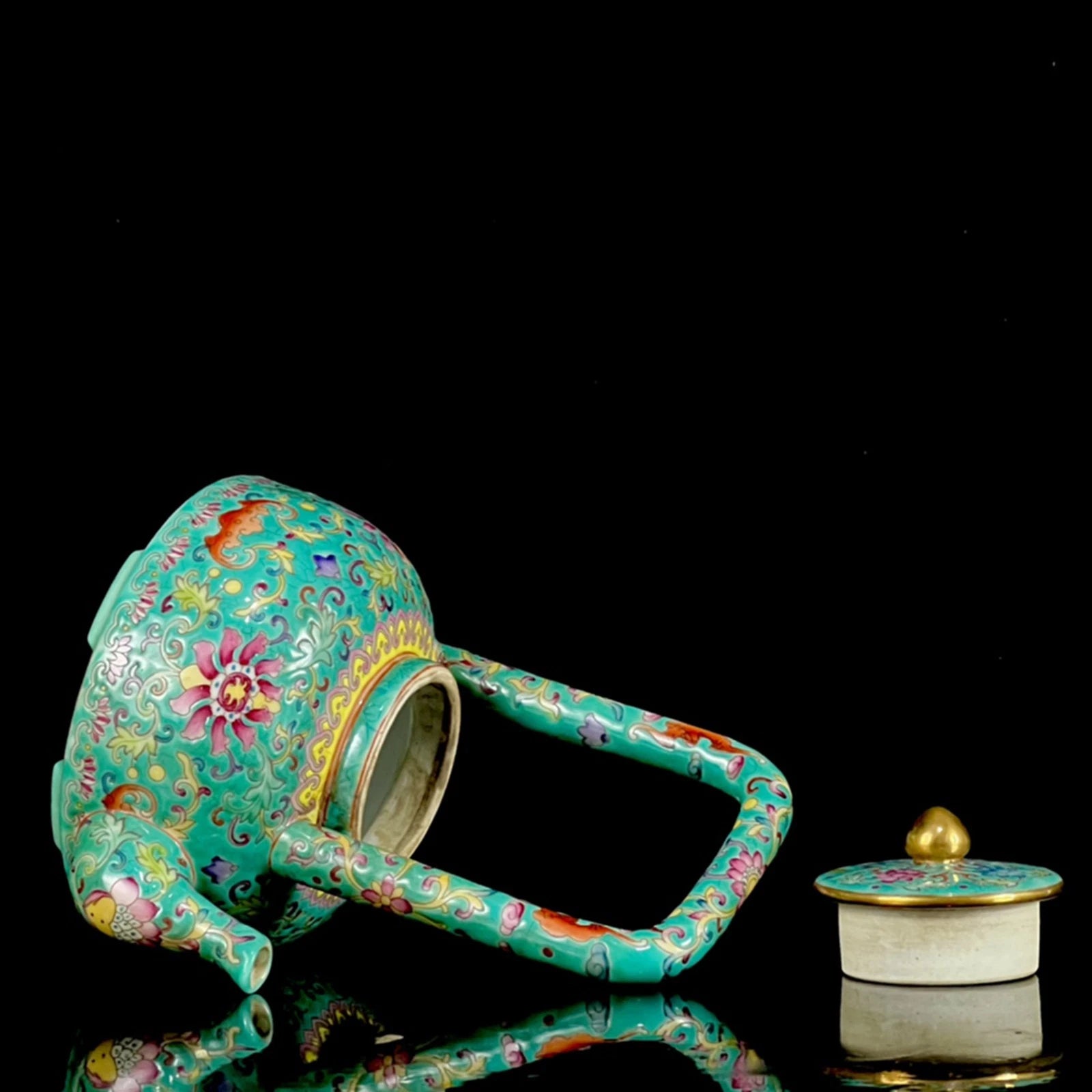 Chinese Enamel Colour Porcelain Hand Painted Exquisite Flower&plant Teapot 90120 | eBay
