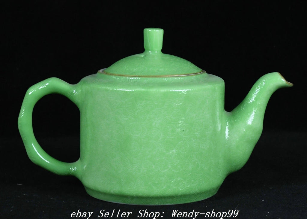 Qianlong Marked Colour Enamel Porcelain Gilt Peony Flower Bird Teapot Teakettle | eBay