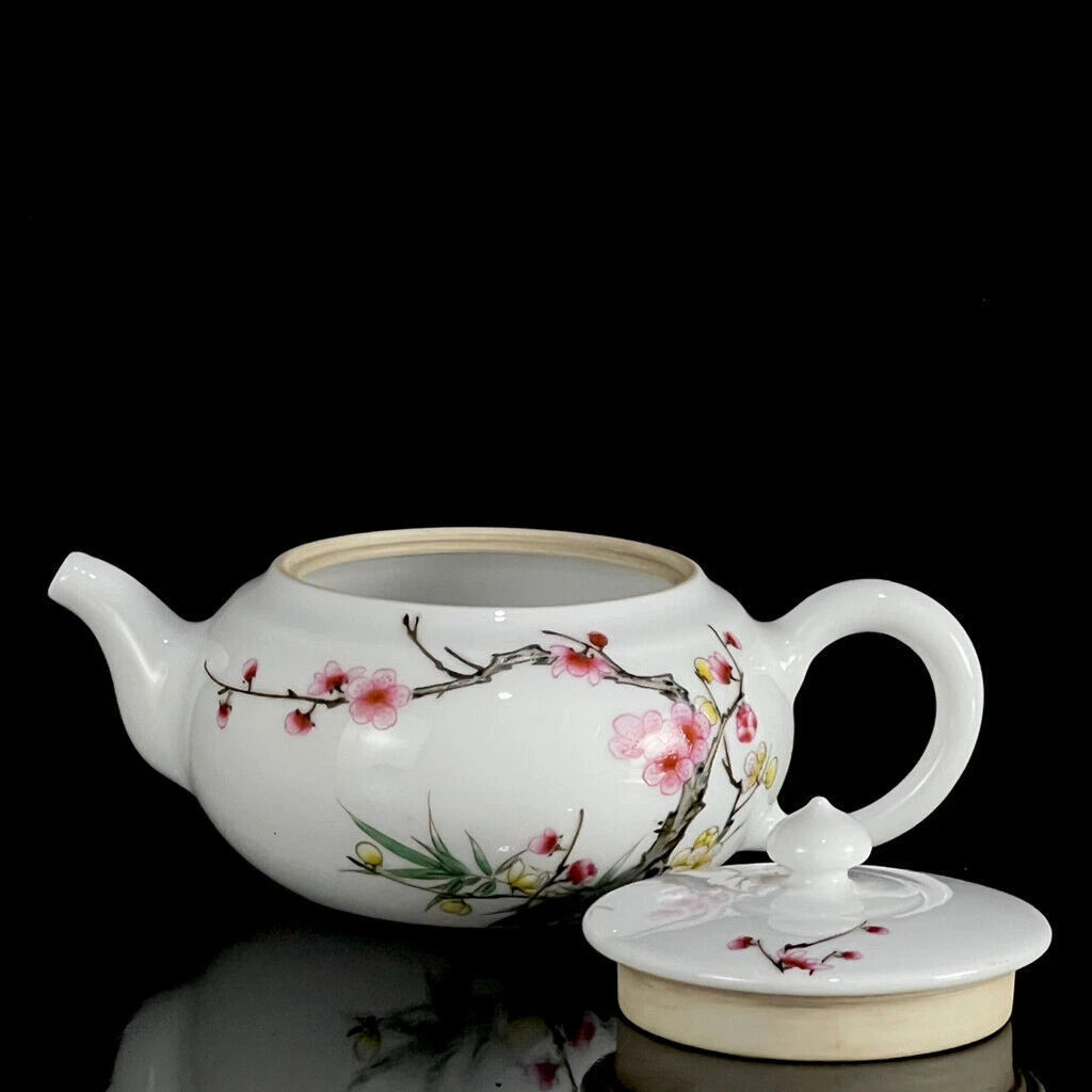 6.3" Chinese Enamel Porcelain HandPainte Exquisite Flowers&Plants Teapots | eBay