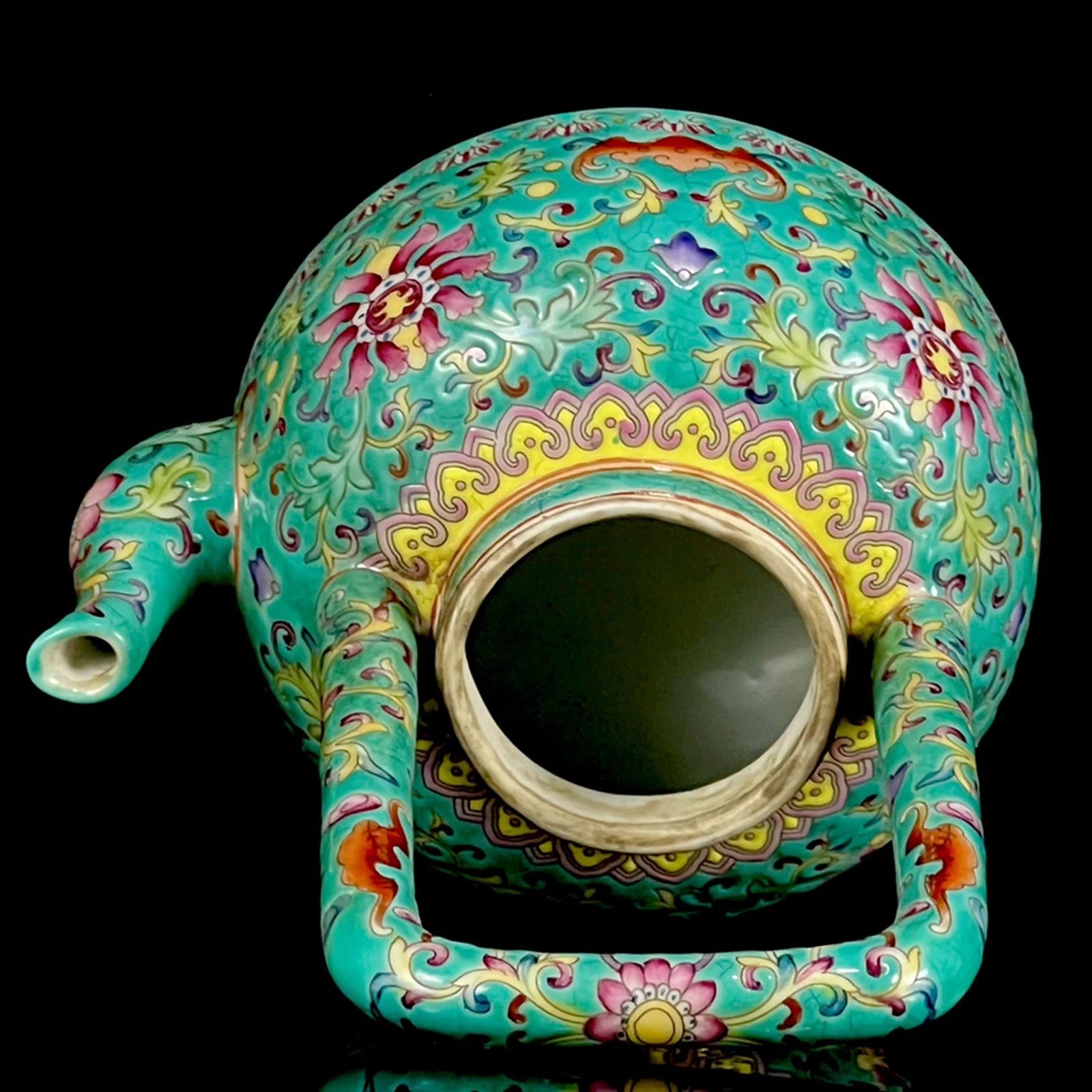 Chinese Enamel Colour Porcelain Hand Painted Exquisite Flower&plant Teapot 90120 | eBay