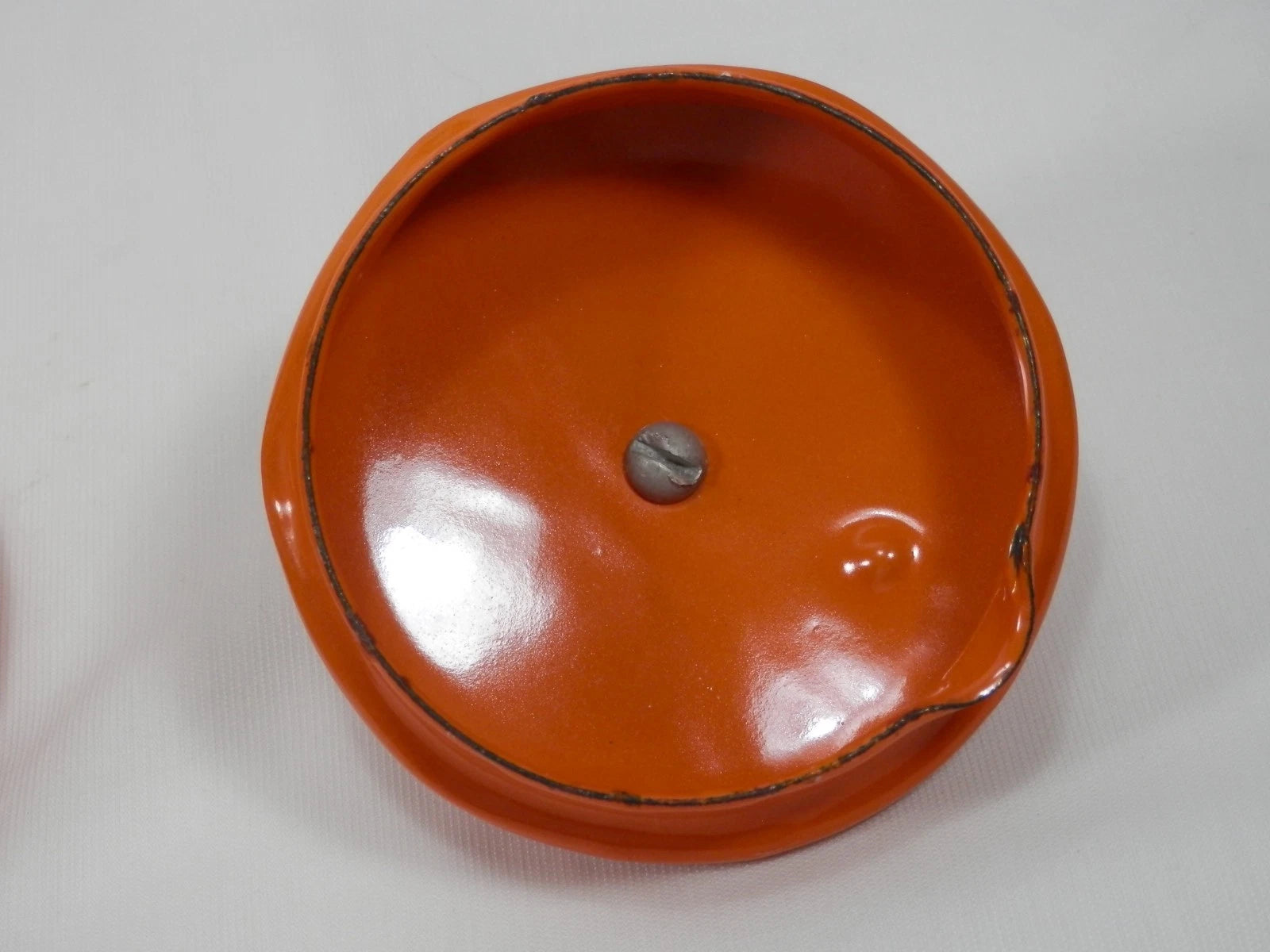 Huta Silesia Orange Enameled Tea Kettle Excellent Vintage retro teapot | eBay