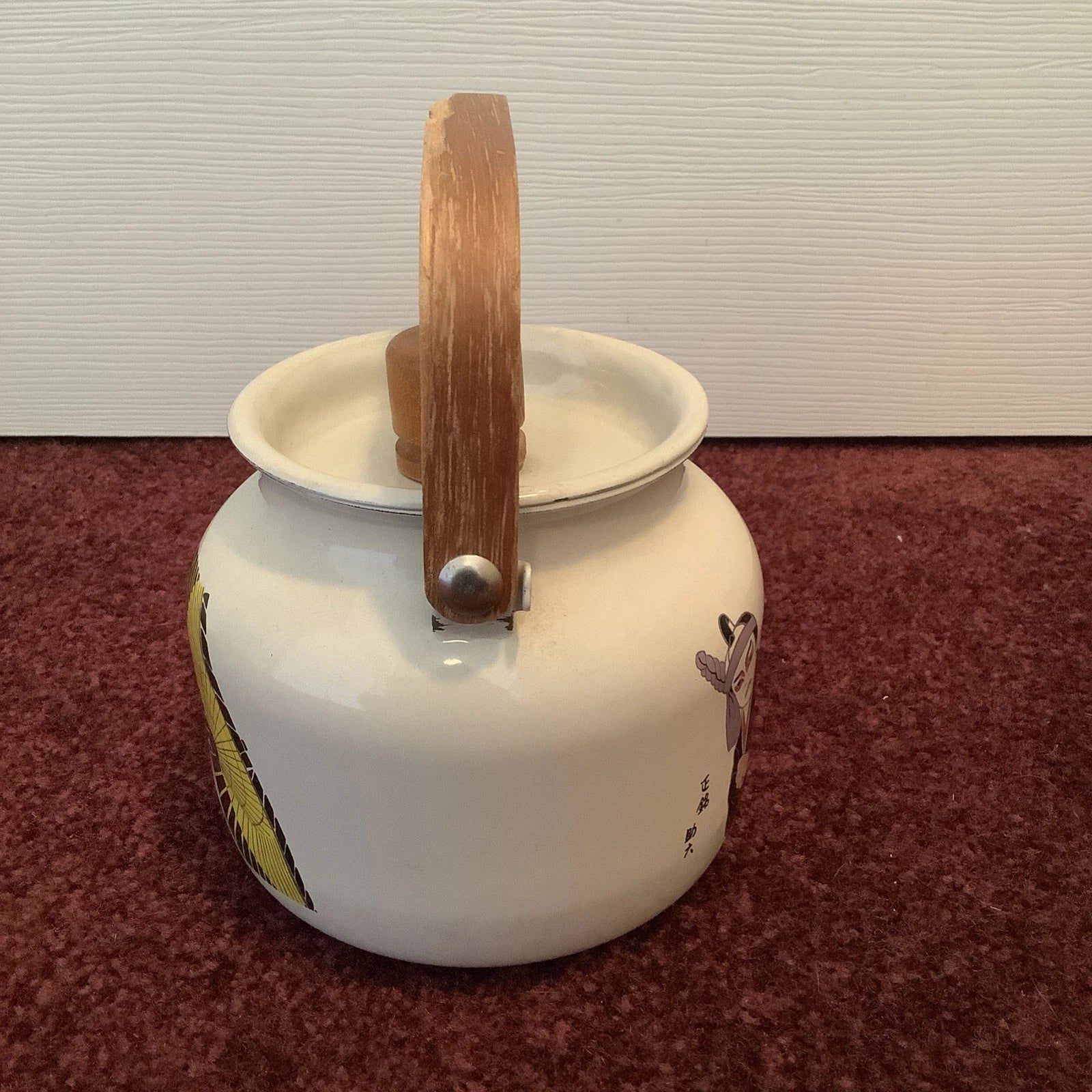 Vintage 1970s Teapot Kettle Gailstyn-Sutton Enamel Japan Kabuki | eBay