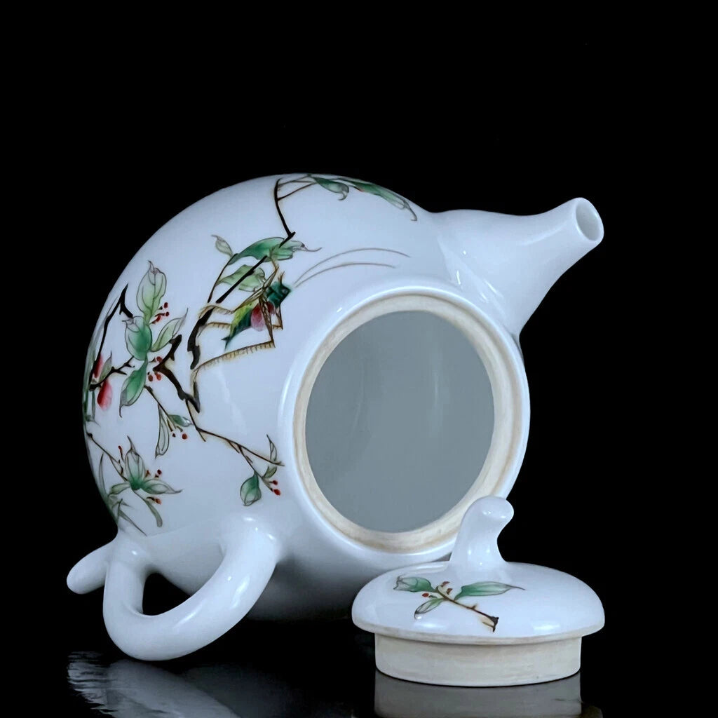 Chinese Enamel Colour Porcelain HandPainted Exquisite Flower&Plant Teapot 26552 | eBay