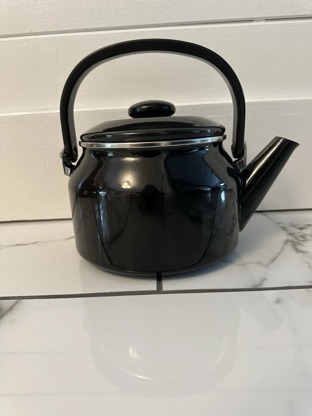 Vintage Japanese Enamel Tea Kettle | eBay