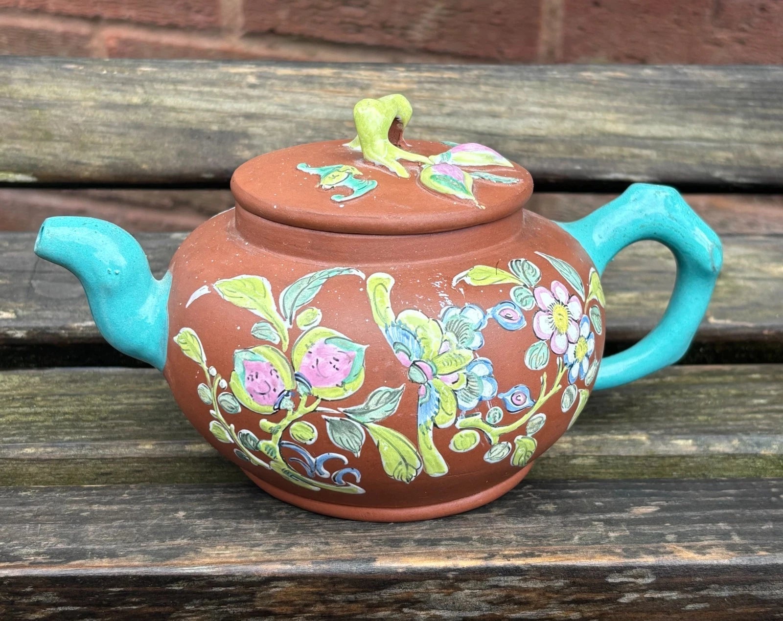 19th Century Chinese Enamelled Yixing Teapot | eBay