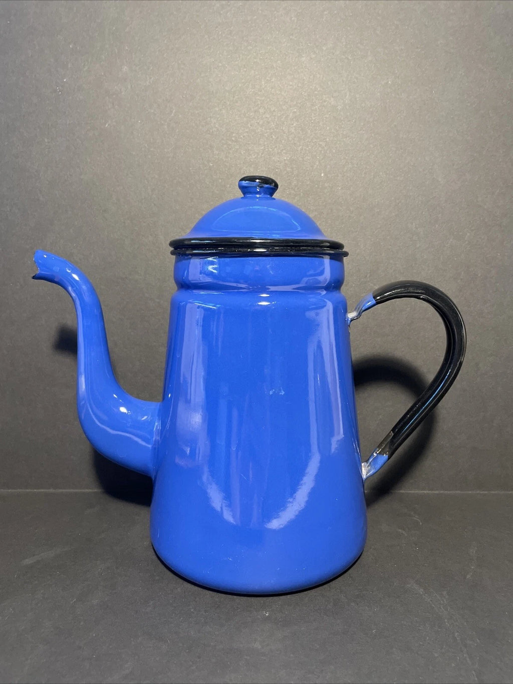 Vintage Enamelware Teapot Blue 9" Tall Made In Japan | eBay