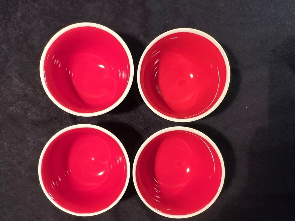 Chinese White and Red Enamel Porcelain Teapot and 4 Cups NIB | eBay